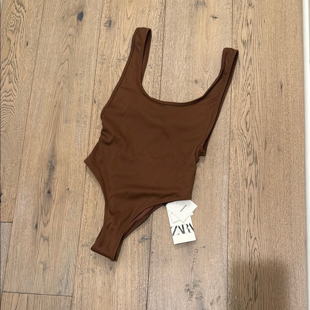 Zara Brown Bathing suit One Piece
